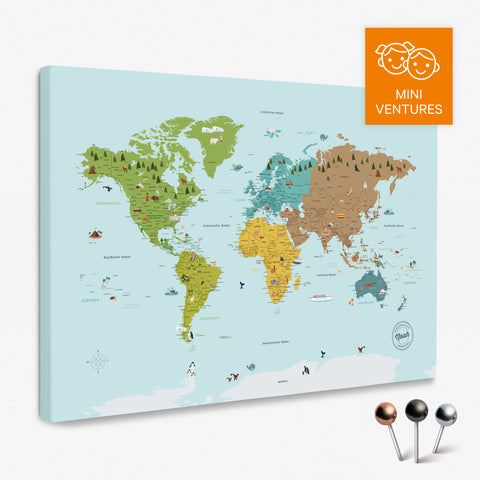 Mappe del mondo per bambini