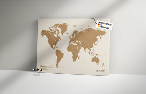 Mappe del mondo per segnare i tuoi viaggi e pianificare nuove avventure. Personalizzabili in ogni dettaglio, dal design unico.