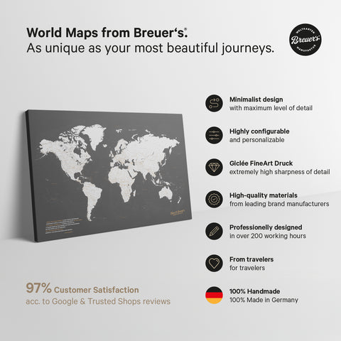 Mappa Svizzera magnetica TRAVEL® Magnetboard – Multicolor Classico