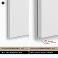 Rahmentiefen von 2 cm und 4 cm für Breuer's Pinn-Leinwand