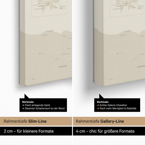 Mappa della Francia per puntine TRAVEL® – Verde oliva