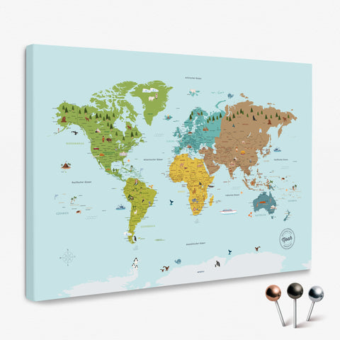 Carte del mondo per bambini