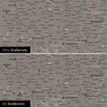 Kanada & USA Karte Pinn-Leinwand in Warmgray (Braun-Grau) optional mit dem Straßennetz der größten Highways und Interstates