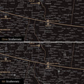 Nordamerika Karte Pinn-Leinwand in Light Black (Weiß-Schwarz) optional mit dem Straßennetz der größten Highways und Interstates