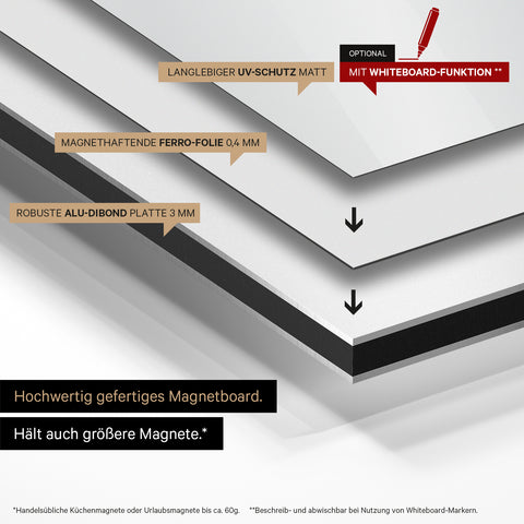 Mappa Svizzera magnetica TRAVEL® Magnetboard – Grigio freddo