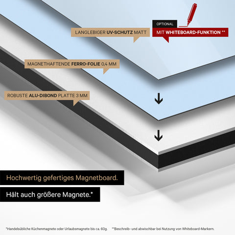 Mappa Svizzera magnetica TRAVEL® Magnetboard – Multicolor Classico