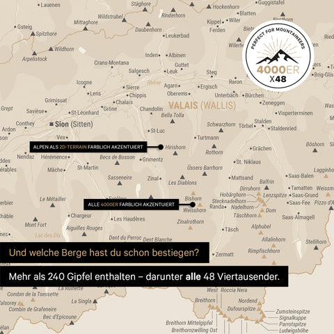 Mappa Svizzera magnetica TRAVEL® Magnetboard – Oro