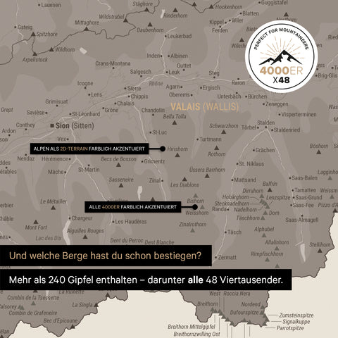 Mappa Svizzera magnetica TRAVEL® Magnetboard – Grigio caldo