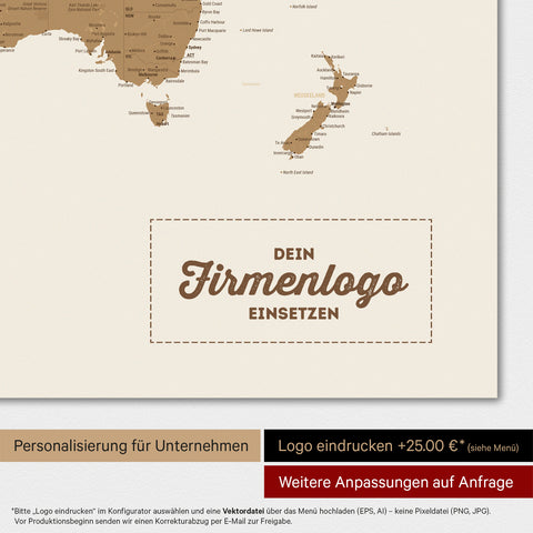 Mappa della Svizzera TRAVEL® Poster Premium – in 21 colori