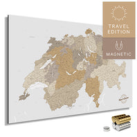 Teaser für Breuer's Schweiz-Karte als Magnetboard Kollektion