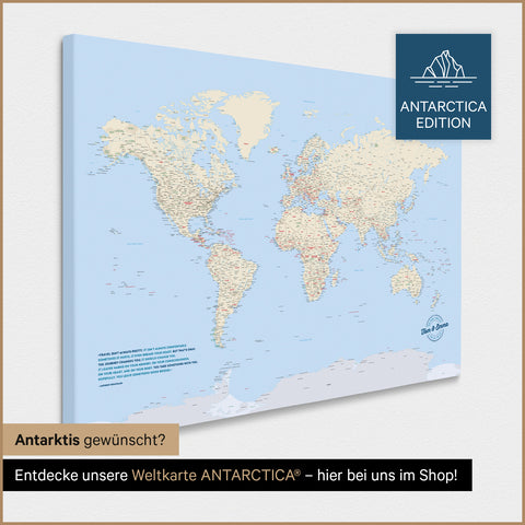 Mappa del mondo per puntine TRAVEL® – Multicolor Classic